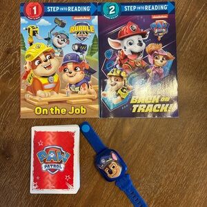 Paw Patrol Books, Watch & Cards Bundle